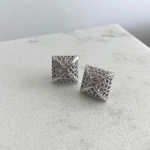 Pyramid Stud Earrings